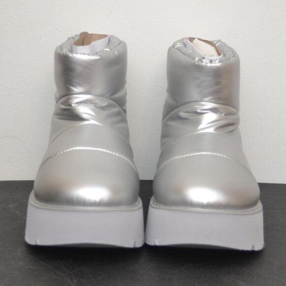Portland Boot Company Women's Puffer Bootie - Silver - Picture 6 of 8